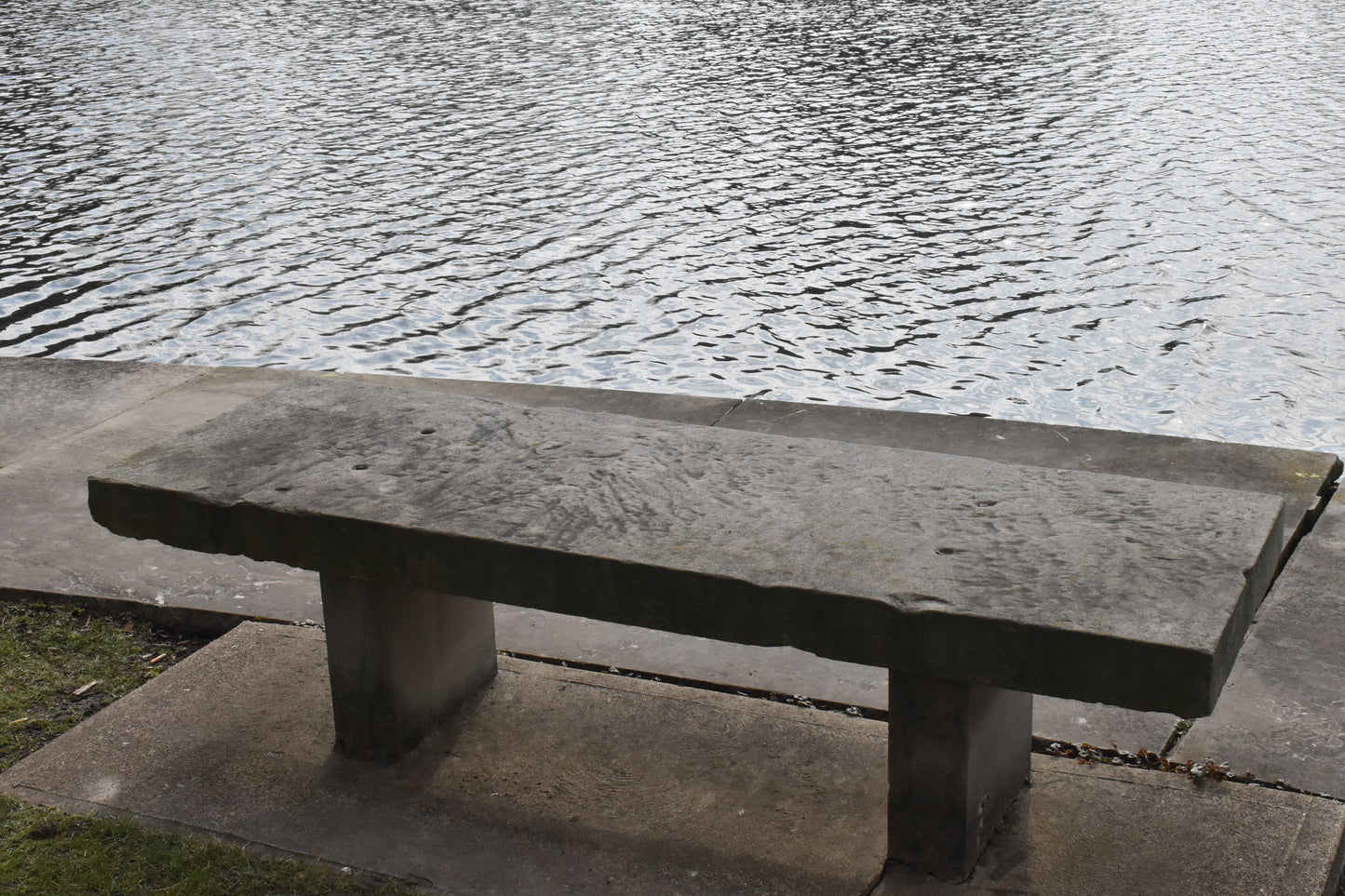 Bench near the river
