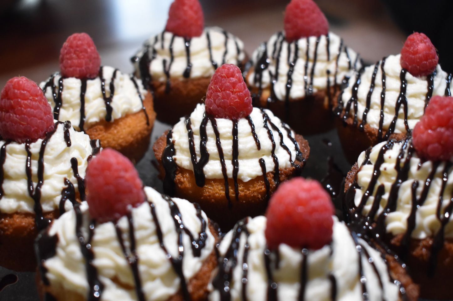 Cupcakes with Strawberries & Whipped Cream
