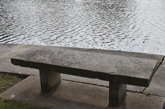 Bench near the river